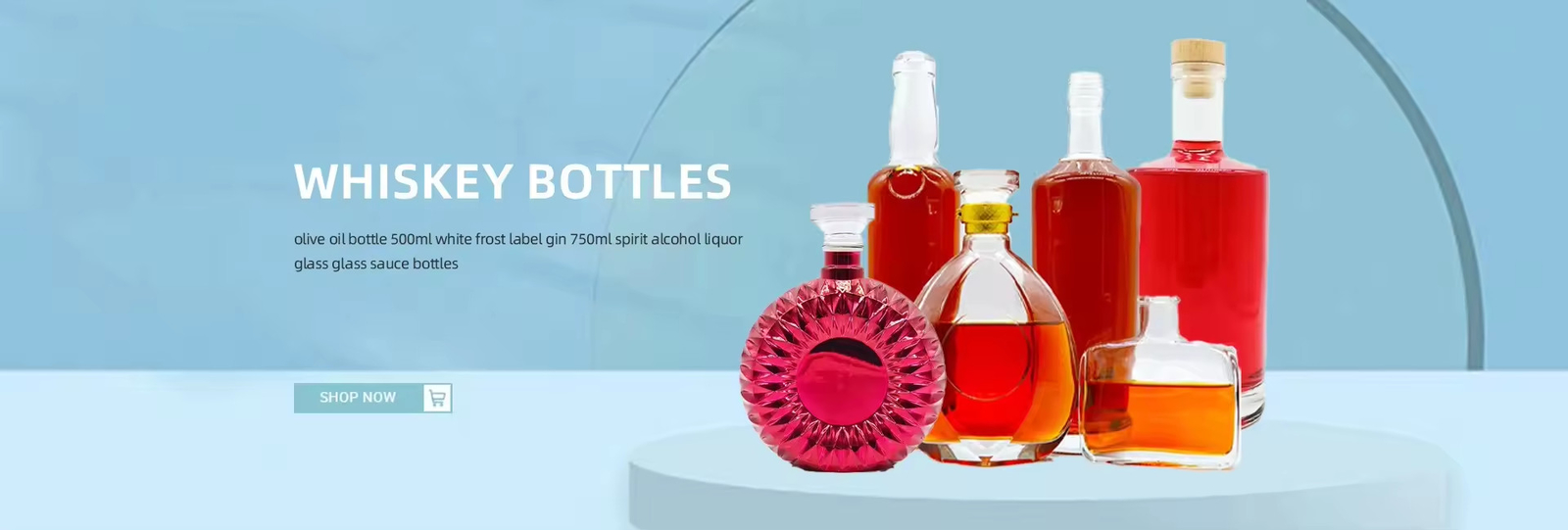 Bouteilles de gin à base de liqueur