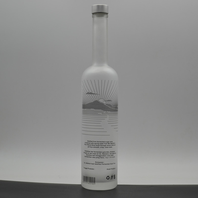 Matériau du collier Verre Impression personnalisée Esprit glacé Ciroc Bouteilles de vodka 700ml 750ml