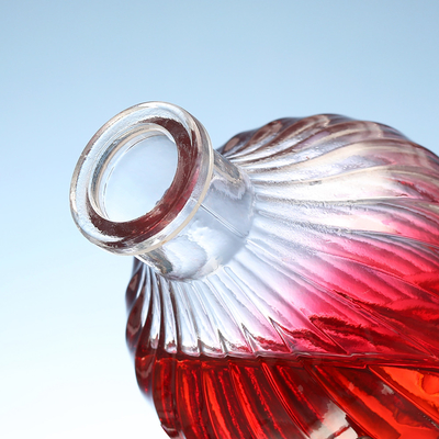 Matériau de base en verre Super Flint Bouteille de whisky 350 ml 500 ml 700 ml 750 ml avec bouchon de liège