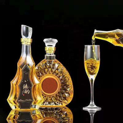 375 ml 500 ml 700 ml bouteilles en verre extra flint pour alcools alcoolisés Brandy Rum Tequila marques