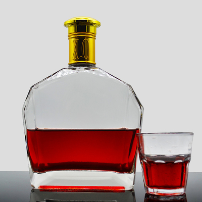 375 ml 500 ml 700 ml bouteilles en verre extra flint pour alcools alcoolisés Brandy Rum Tequila marques