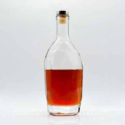 Bouteilles de whisky alcoolisé sur mesure et bouteilles de vodka en liège avec cylindre de silex supplémentaire