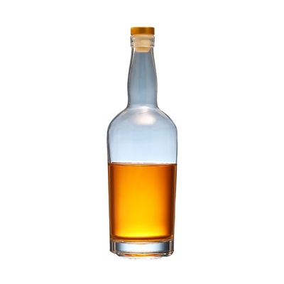 Décal Processus profond Super Flint Glass 750 ml Bouteille de verre de cognac et de gin faite de design