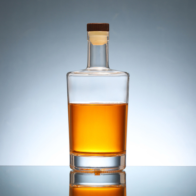 375 ml 500 ml 750 ml 1000 ml Bouteilles en verre à bouchon à vis GPI à bouchon rond Whiskey Vodka Brandy Spiritueux