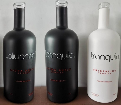 Conditions EXW verre cristallin 750ml 700ml 500ml tequila gin vin alcools spiritueux rhum vodka whisky bouteille en verre