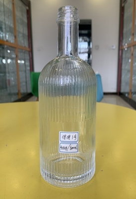 Bouteille de liège ronde personnalisée pour tequila liqueur whisky 1L 750ml 700ml 500ml 34oz Capacité