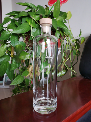 Bouteille de liège ronde personnalisée pour tequila liqueur whisky 1L 750ml 700ml 500ml 34oz Capacité