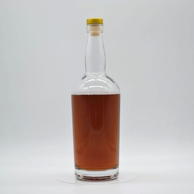 Autres boissons alcoolisées 375 ml 500 ml Bouteille en verre glacé en forme de lune pour tequila personnalisée