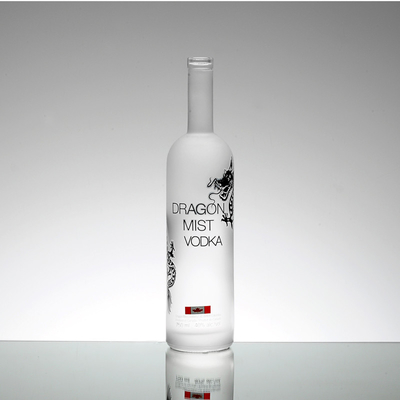 375 ml 700 ml 750 ml Vodka Whisky Liquor Bouteille en verre avec conception personnalisée et surface de gel