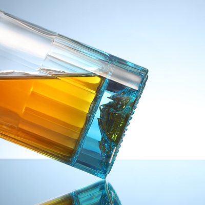 Bouteilles en verre de vin de luxe de 500 ml et 750 ml avec matériau de super-serre et bouchon de liège