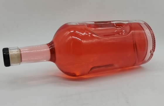 Bouteille vide en verre Super Flint personnalisée pour 1750 ml de whisky spiritueux en Californie