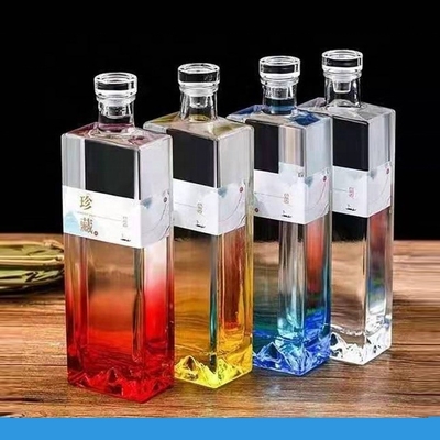 Bouteille vide de 70 cl Super Flint pour Whisky sur mesure Tequila Boissons alcoolisées Huile d'olive