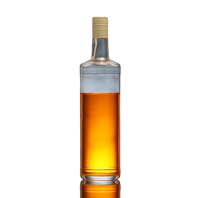 Bouteille en verre Super Flint pour boissons alcoolisées Tailles personnalisées T/T Paypal Western Union