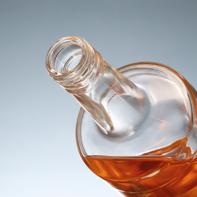 Bouteille en verre Super Flint pour boissons alcoolisées Tailles personnalisées T/T Paypal Western Union