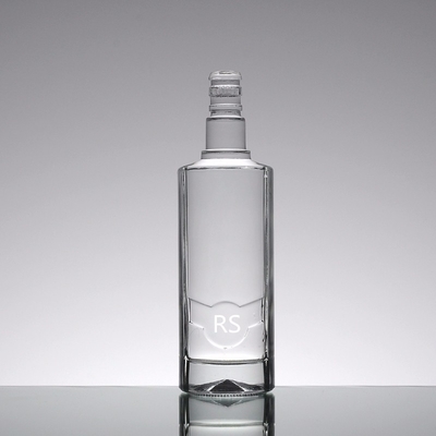 Autres glaçons profonds de procédé Matériau en verre à haute teneur en silex Bouteille en verre de cognac 750 ml/1000 ml/1L