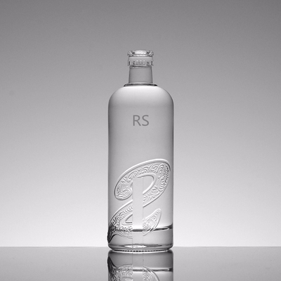 Autres glaçons profonds de procédé Matériau en verre à haute teneur en silex Bouteille en verre de cognac 750 ml/1000 ml/1L