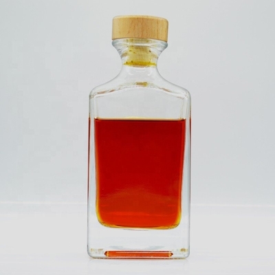 Super Flint Glass Populaire 750 ml Alcool Spirits Single Flat Square Glass Whisky Bouteilles vides