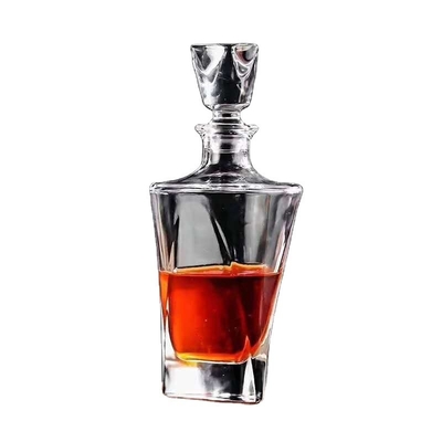 Vente de 750 ml de bouteille de vodka en verre en forme de diamant