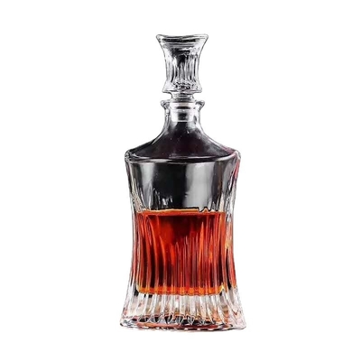 Vente de 750 ml de bouteille de vodka en verre en forme de diamant
