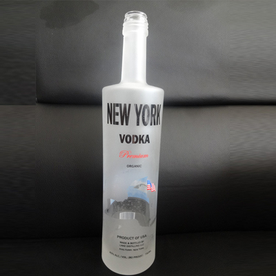 Corps en verre Bouteille de whisky 750 ml Bouteille de liqueur glacée 700 ml 500 ml