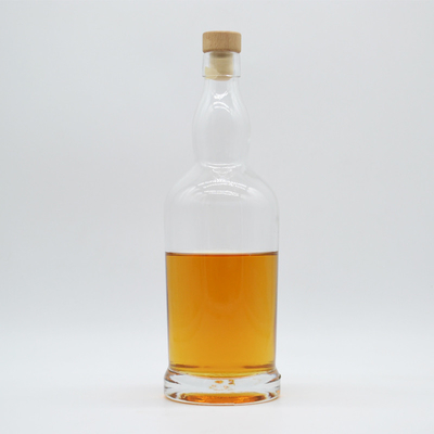 OEM Bienvenue 700 ml bouteille de verre vide pour emballage de vin personnalisé
