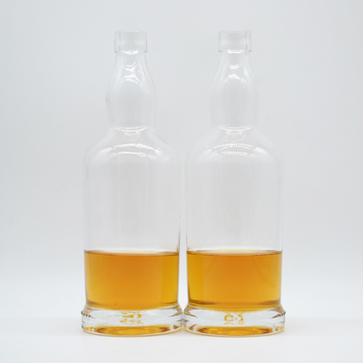 OEM Bienvenue 700 ml bouteille de verre vide pour emballage de vin personnalisé