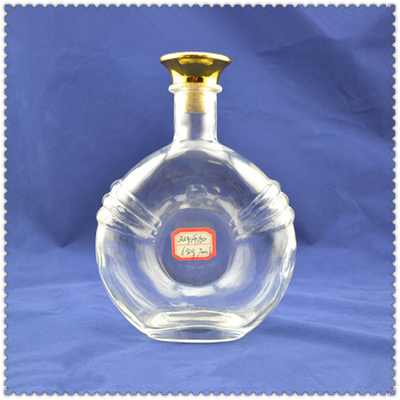 Matériau industriel en verre Super Flint 500 ml Bouteille XO pour boissons Liqueur Vin Whisky