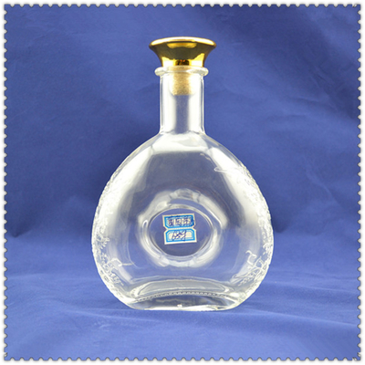 Matériau industriel en verre Super Flint 500 ml Bouteille XO pour boissons Liqueur Vin Whisky