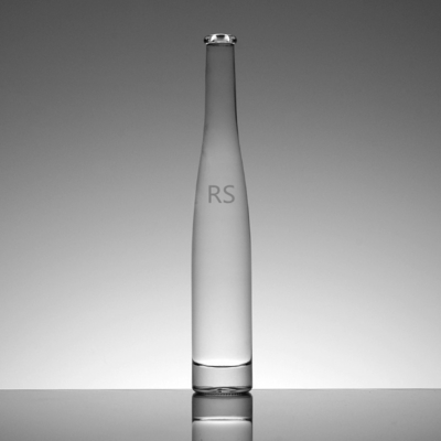 Manipulation de la surface décale 750 ml Bouteilles de verre claires et hautes pour le vin Limoncello Liquor