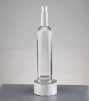 Boissons industrielles 250 ml 500 ml 750 ml Bouteille de whisky plat en verre avec bouchon à vis
