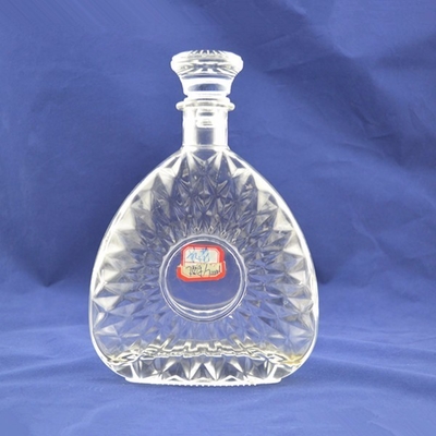 Bouteille de tequila personnalisée avec matériau en verre transparent et expédition rapide délai de livraison 20-30 jours