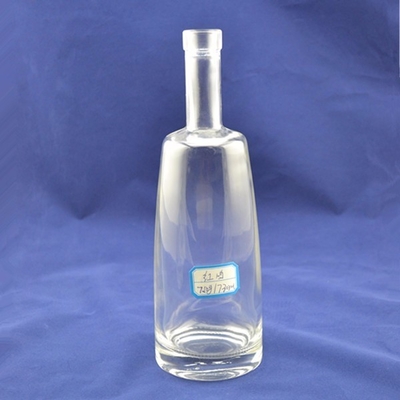Bouteille de tequila personnalisée avec matériau en verre transparent et expédition rapide délai de livraison 20-30 jours