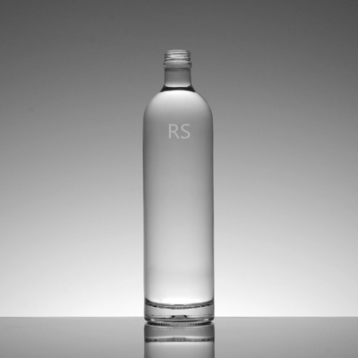 Blanc cristallin 500ml 700ml 750ml Super Flint verre vide Ron clair Bouteille de liqueur