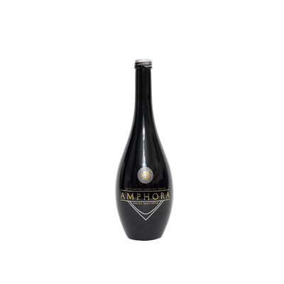 375 ml/700 ml/750 ml Peinture noire claire Bouteille de verre vide pour glace Liquore spiritueux Vodka Gin au rhum