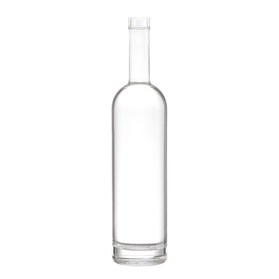 Forme personnalisée Collier en verre Super Flint 250 ml Sauce chaude 500 ml Vodka 700 ml Bouteilles en verre