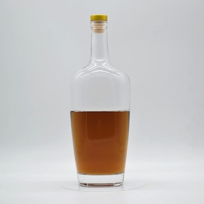 Base Vente de bouteilles de whisky en verre de 750 ml avec surface de manipulation d'impression par écran