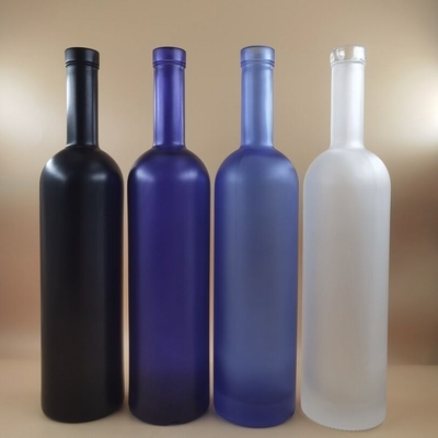 Gin noir mat Miel Boisson alcoolisée Champagne Bouteille en verre 250 ml 375 ml 1000 ml