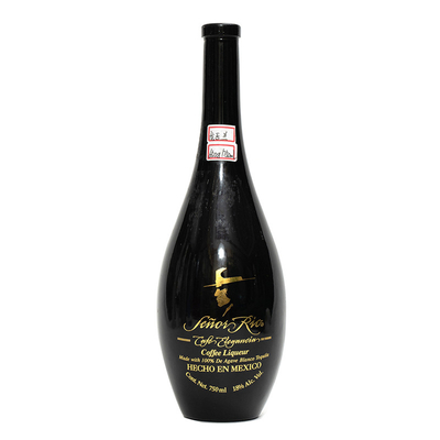 Gin noir mat Miel Boisson alcoolisée Champagne Bouteille en verre 250 ml 375 ml 1000 ml