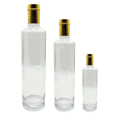 Super Flint Glass haut de gamme 200 ml 350 ml 500 ml 750 ml 1 litre de rhum Vodka Brandy Bouteille de liqueur