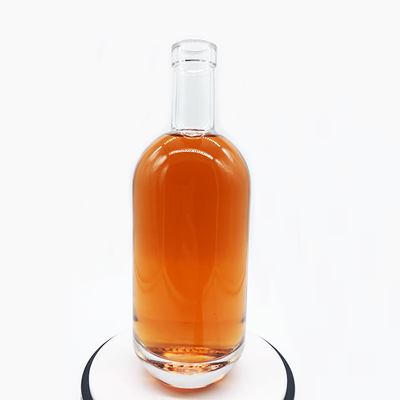 Black Vodka Gin 250 ml Juice vide Bouteille en verre carré avec étiquette or Champagne personnalisé