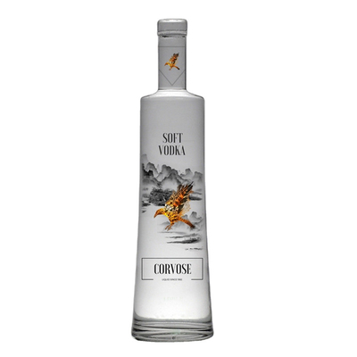 375 ml 500 ml 700 ml Boisson VODKA Bouteille en verre électroplatée pour l' huile de cuisson