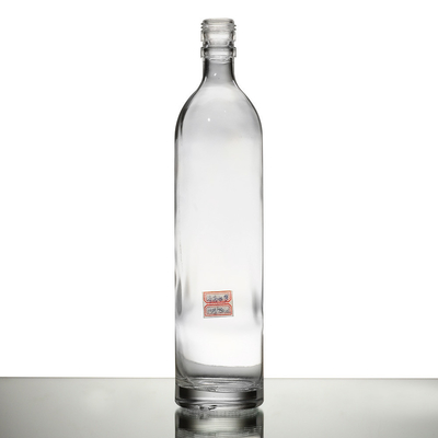 Bouteille de verre vide personnalisée pour alcool Whiskey Vodka Spirit 700ml 750ml 500ml 1000ml