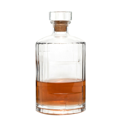 Bouteille en verre de vin en couleur claire pour whisky de marque