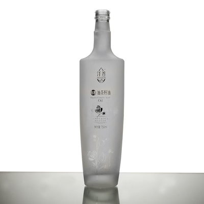 Bouteille de verre vide personnalisée pour alcool Whiskey Vodka Spirit 700ml 750ml 500ml 1000ml