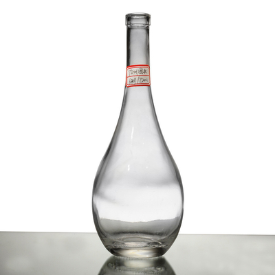Bouteille de verre vide personnalisée pour alcool Whiskey Vodka Spirit 700ml 750ml 500ml 1000ml