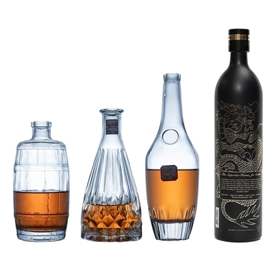 500 ml 700 ml 750 ml Bouteilles en vrac vides de whisky, de rhum, de cognac, de boisson, de verre et de liqueur pour le vin