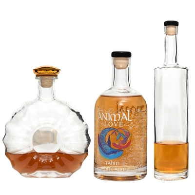 Ruisheng Super Flint 750 ml Bouteille de verre personnalisé Emballage et OEM