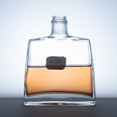 Bouteille en verre de 750 ml de liqueur alcoolisée et de brandy, transparente, 700 ml d'alcool vide