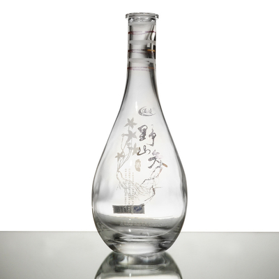 Matériau du collier Matériau du verre Super Flint Liquor Alcool Vodka Whisky Bouteille en verre