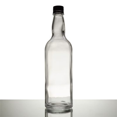 Matériau du collier Matériau du verre Super Flint Liquor Alcool Vodka Whisky Bouteille en verre